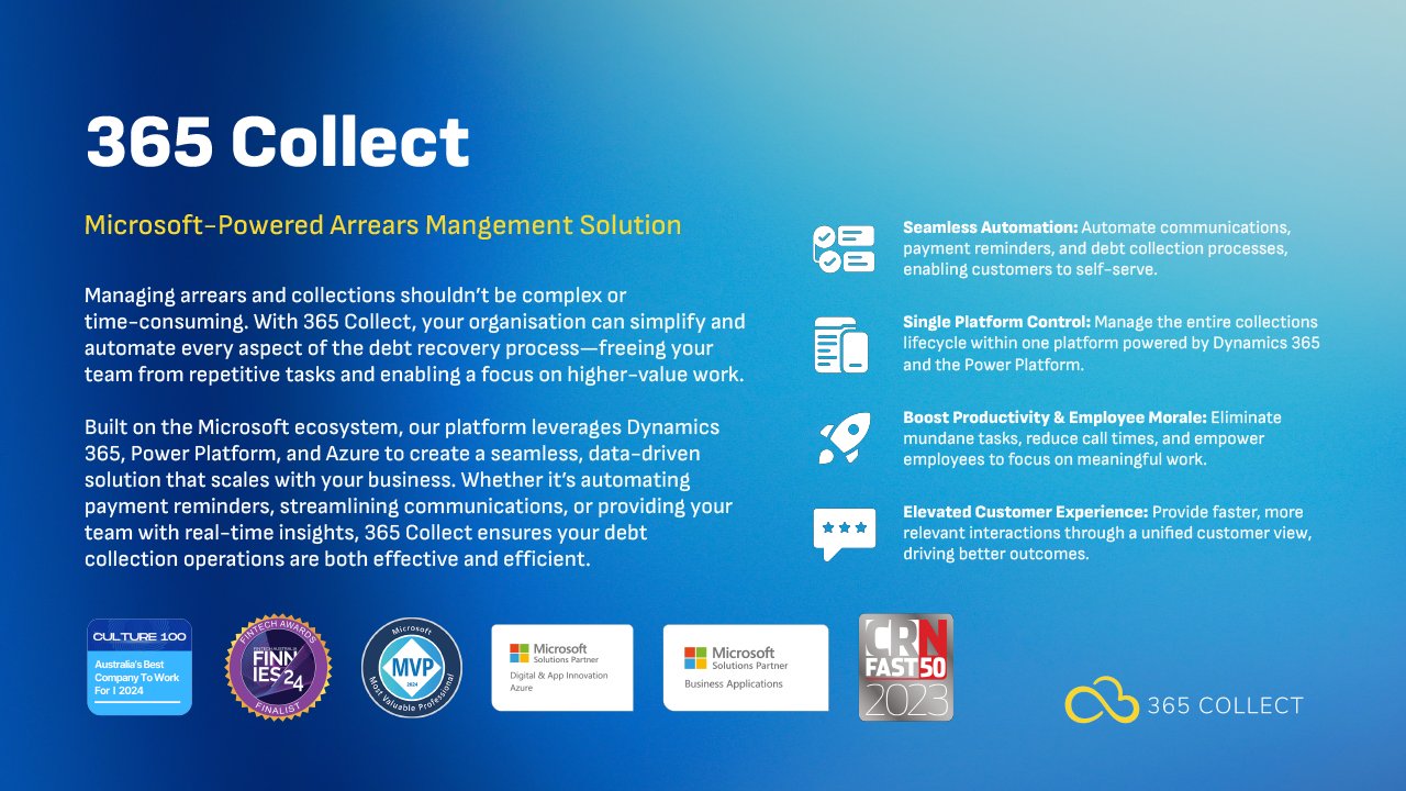 screenshot of 365 Collect